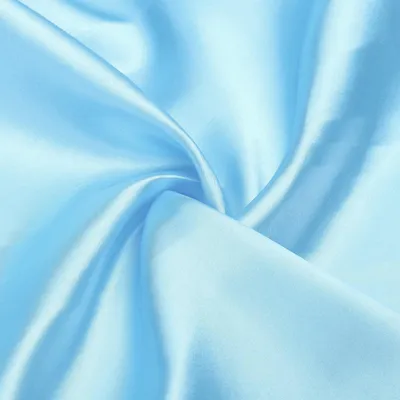 Satinstoff hellblau 150x900 cm 100% Polyester