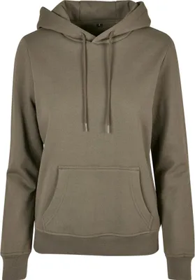 Image de Build Your Brand Basic BB007 | LadiesŽ Basic Hoody Regular Fit Poche kangourou - Couleur : Olive - Taille : XXL