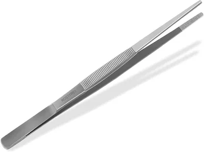 Produktbild von Gerade Pinzette, 16 cm, mit Innenzahnung, rostfreier Edelstahl