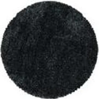 Produktbild von Weicher Hochflor-Teppich mit dichter Struktur - gemütliches Wohnaccessoire für moderne Räume, Größe: 160 cm Rund, Farbe: Anthrazit