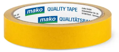 Produktbild von Mako Doppel-Klebeband KOMFORT 19 mm x 10 m, Vlies extra dünn