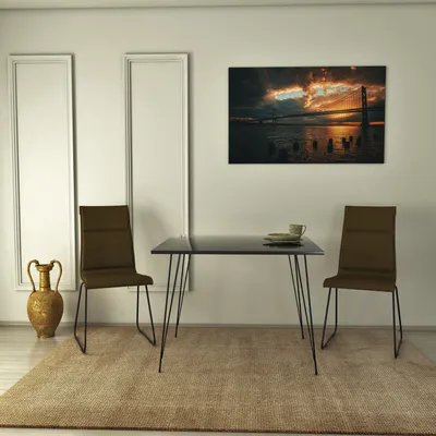 Produktbild von Skye Decor, Sandalf Square - Royal, Tische, Schwarz, 90 x 75 x 90 cm