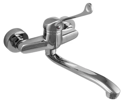 Produktbild von Aquanello Medic Küchen-Wandarmatur mit langem Hebel, Chrom CR-1005-MD