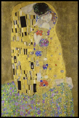 Obrázok produktu pre Plagát 61 x 91,5 cm The Kiss, Gustav Klimt Vintage do obývacej izby