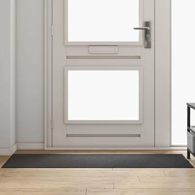 Obrázek produktu pro Podlahová rohož, barva antracit a černá, rozměry 60 x 180 cm, 100% polyamid
