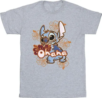 Produktbild von Disney - "Ohana" T-Shirt für Herren BI33399 (S) (Grau)