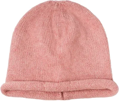 Produktbild von styleBREAKER Uni Oversize Strick Beanie Mütze Rollrand Uni, Altrose