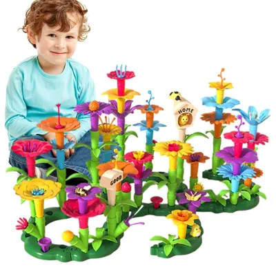 Productafbeelding van Creatieve Bloementuinblokken Sets voor Kinderen