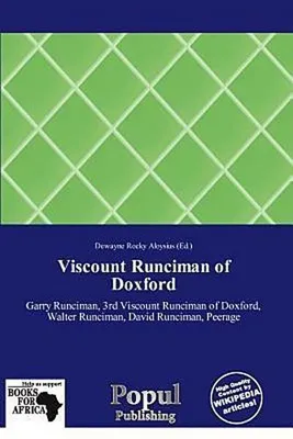Produktbild von Viscount Runciman of Doxford