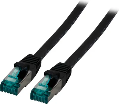 Image de EFB Câble patch RJ45 S/FTP, Cat.6A, LSZH, 15m, noir