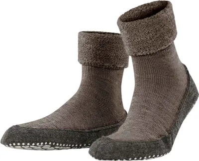 Produktbild von FALKE Uni Hausschuhe - Cosyshoe SO CP, Pantoffeln, Anti-Rutsch, einfarbig Braun 37-38