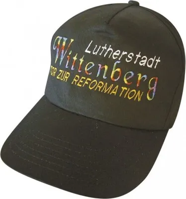 Produktbild von Baseballcap mit Einstickung - Lutherstadt Wittenberg - 68050 schwarz