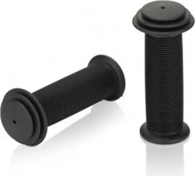 Produktbild von XLC GR-G18 Kindergriffe mit Prallschutz, Lamellen, 82 mm, Ø 22 mm, rot (1 Paar)