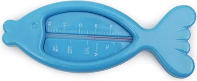 Produktbild von Cangaroo Wasserthermometer Fisch blau, Badethermometer für ein sicheres Baden