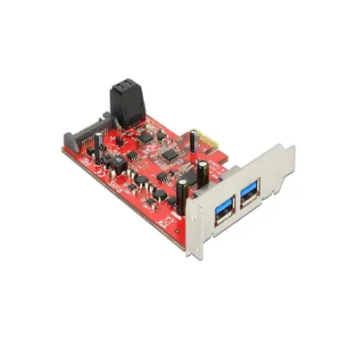Produktbild von DeLOCK 89389, PCIe, SATA, USB 3.2 Gen 1 (3.1 Gen 1), 6 Gbit/s, Windows 7 Enterprise, Windows 7 Enterprise x64, Windows 7 Home Basic, Windows 7 Home Basic x64,...