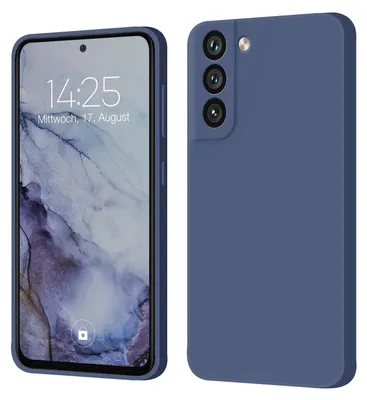 Produktbild von Hülle für Samsung Galaxy S21 FE Case Cover Bumper Smartphone Softgrip Schutzhülle Farbe: Lavendelblau