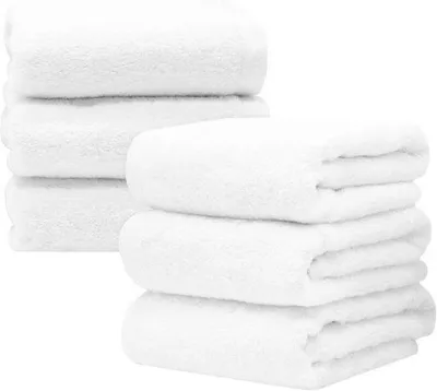 Produktbild von Famanu Waschlappen 100% Baumwolle - 6er Set, superweich und sehr saugfähig