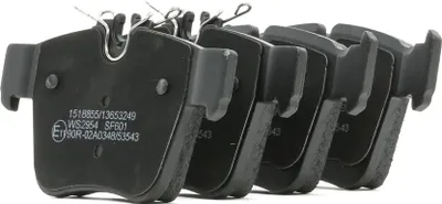 Produktbild von RIDEX 402B1319 Bremsbeläge Satz Hinten passend für MERCEDES-BENZ C-Klasse T-modell (S205) C-Klasse Limousine (W205) GLC (X253) C-Klasse Coupe (C205)