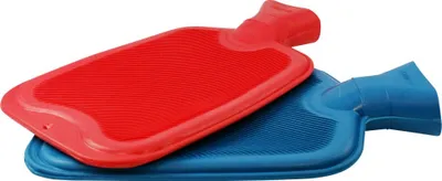 Produktbild von Wärmflasche Gummi mit Schraubverschluss, 2 Liter - Blau