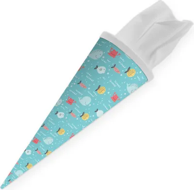 Produktbild von itenga Geschwister Schultüte 35cm "Fische"