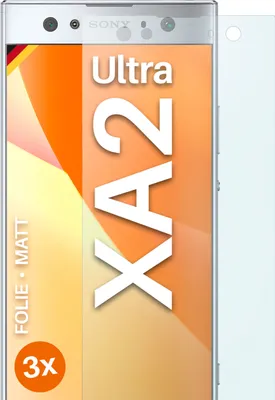 Produktbild von moex® 3x Schutzfolie kompatibel mit Sony Xperia XA2 Ultra - Displayschutzfolie Anti Reflex Folie, Matt