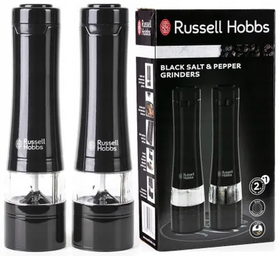 Produktbild von Russell Hobbs Elektrisches Salz- und Pfeffermühlen-Set 2 Stück