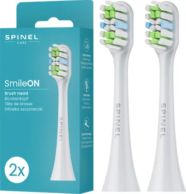 Produktbild von Spinel Care SmileON White Zahnbürstenaufsätze 2 Stück