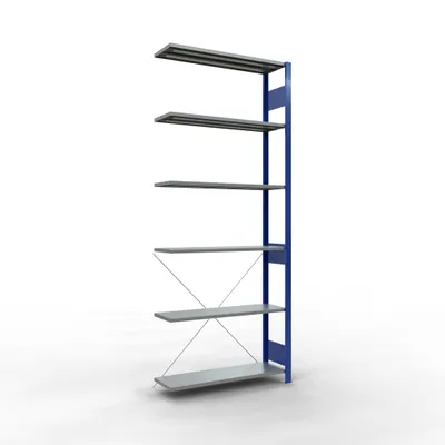 Produktbild von Stecksystem Anbauregal - 2500x1000x300 mm, Typ  85 kg