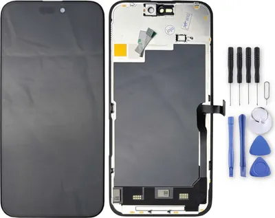 Produktbild von Für Apple iPhone 15 Pro Max TFT Display Kompletteinheit ohne Rahmen Schwarz