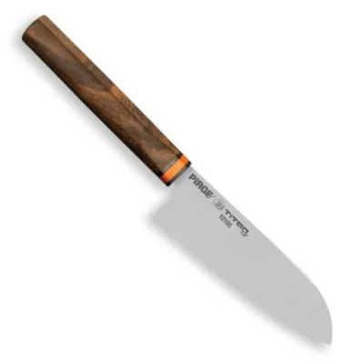 Santoku-Kochmesser 16 cm, Rosenholzgriff, T5MOV Edelstahl