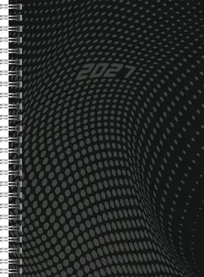 Produktbild von rido/idé 7021804907 Buchkalender Mod. Timing 1 2027 A5, Kunststoff, schwarz