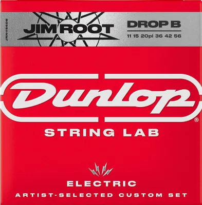 Zdjęcie produktu dla Dunlop JRN1156DB String Lab Jim Root Drop B Struny do gitary elektrycznej