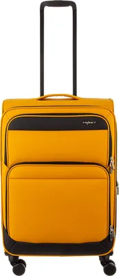 Produktbild von Franky Koffer Gr. M Reisegepäck T27-B Spinner 65er mit Dehnfalte darkyellow/black