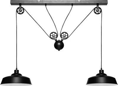 Produktbild von Hängeleuchte EZIO, Metall, schwarz, H. 60 cm