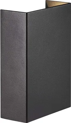 Produktbild von Nordlux Fold 10 LED Wandleuchte 6.6W Schwarz Außenleuchte IP54 2019041003