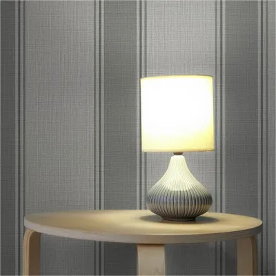 Produktbild von Tapete Landhaus M1-No.11821 Vliestapete Streifen Grau Wohnzimmer Schlafzimmer Küche
