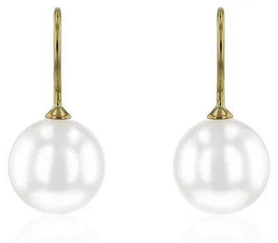 Produktbild von Luna-Pearls - 311.0694 - Ohrstecker - Damen - 585 Gelbgold - Süßwasser-Zuchtperle 9-9.5mm