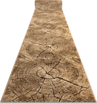 Produktbild von Läufer KARMEL Tronko Baum Holz Nuss 70 cm beige 70x250 cm
