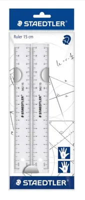Produktbild von STAEDTLER Lineale 15 cm Kunstst. transp.