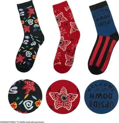 Produktbild von Stranger Things: Stranger Things Set of 3 Socks