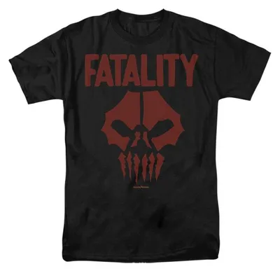 Produktbild von Mortal Kombat - "Fatality" T-Shirt für Herren/Damen Uni TV38561 (3XL) (Schwarz)