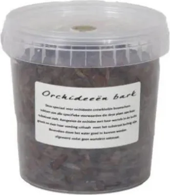 Obrázek produktu pro Půda pro orchideje 1 l – kůra pro orchideje, vzdušná a propustná, substrát pro přesazování, 1000 ml