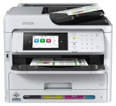 Produktbild von Epson WorkForce Pro WF-C5890DWF, Tintenstrahl, Farbdruck, 4800 x 1200 DPI, A4, Direktdruck, Schwarz, Grau