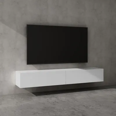 Produktbild von doporro TV Lowboard TV-Schrank Fernsehschrank Holz Hängend oder Stehend Fernsehtisch, TV-Regal für Fernseher Fernsehschrank02