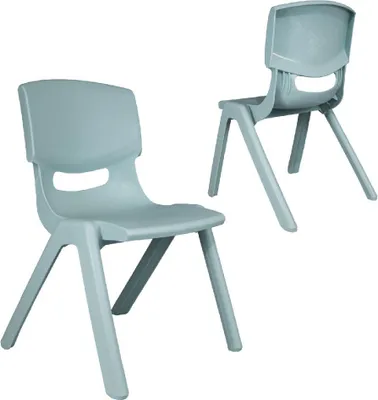Productafbeelding van Van der Meulen 2013597, Kinderstoel, Kunststof, Blauw, 1 stuk, 80 kg