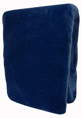 Produktbild von Winter Spannbettlaken Teddyplüsch 200x220 cm Dunkelblau Weich Winterqualität mit Rundumgummi