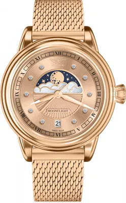 Obrázok produktu pre Hodinky Aviator V.1.33.2.383.5 rose gold