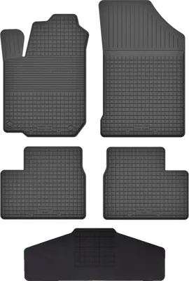 Produktbild von Gummi Fußmatten Set Für: Toyota Auris Ii Hybrid (2012-2018) Gummimatten Schwarz