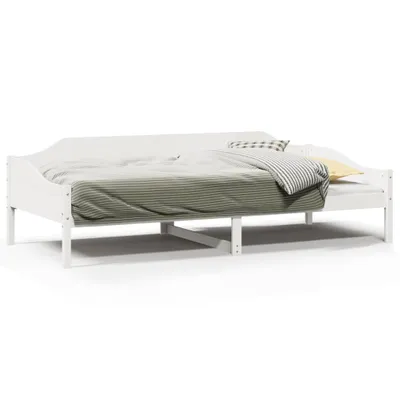 Obrázek produktu pro vidaXL Postel z masivu bez matrace bílá 80x200 cm borovice