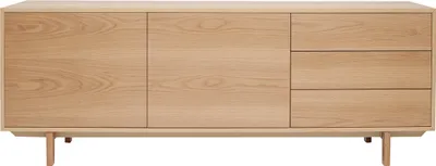 Produktbild von Miliboo - Sideboard skandinavisch helles Holz B195cm SID